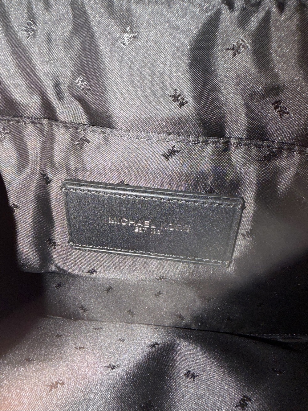 Michael Kors Brown Logo Messenger Bag with Black Trim - Picture 3 of 5